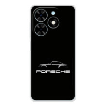 Чехол с авто Порше для Tecno Spark Go 2025