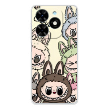 Чохол з Лабубу на Tecno Spark Go 2025 (Колаж Лабубу)