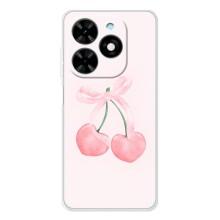 Чехол с розовым рисунком для Tecno Spark Go 2025