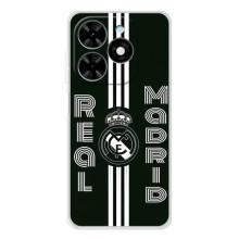 ФК Реал Мадрид чехлы для Tecno Spark Go 2025 (AlphaPrint) – черно белый Реал