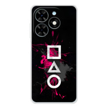 Чохол Гра в кальмара для Tecno Spark Go 2025 – Ранги