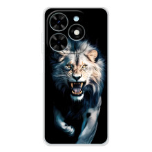 Чехол с картинкой «Хищники» для Tecno Spark Go 2025 – Лев