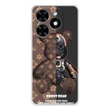 Круті Чохли Луі Віттон для Tecno Spark Go 2025 (AlphaPrint) (Ведмідь Луі Вітон)