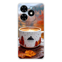 Чехол с уникальным дизайном «Осень с кофе» для Tecno Spark Go 2025 – Кофе на природе