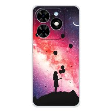 Силіконові Чохли Коханій людині для Tecno Spark Go 2025 – Кулі в небі