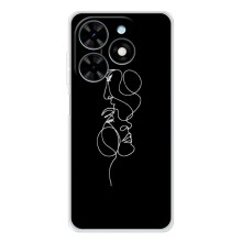 Силіконові Чохли Коханій людині для Tecno Spark Go 2025 – Закохана пара