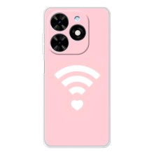 Силіконові Чохли Коханій людині для Tecno Spark Go 2025 – WiFi Love