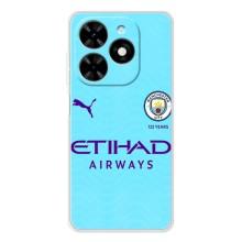 Силиконовые Чехлы принт Футбол на Tecno Spark Go 2025 – Man City