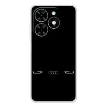 Силіконовий бампер з картинкою машини на Tecno Spark Go 2025 (Сілует Audi)