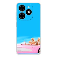 Силіконовый Чохол Барбі фільм на Tecno Spark Go 2025 – Барбі і Кен