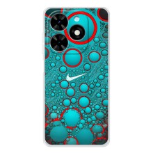 Силіконовый Чохол на Tecno Spark Go 2025 з картинкою НАЙК (Найк зелений)