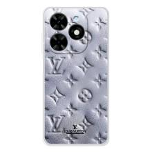 Текстурный Чехол Louis Vuitton для Спарк Го 2025 – Белый ЛВ
