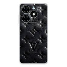 Текстурный Чехол Louis Vuitton для Спарк Го 2025 – Черный ЛВ
