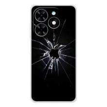 Текстурний Чохол для Tecno Spark Go 2025 – Бите скло