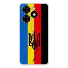 Украинские Чехлы для Tecno Spark Go 2025 с картинкой УПА (AlphaPrint)