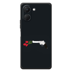Чехлы (ART) Цветы на TECNO Spark Go 3 (VPrint)