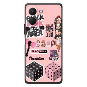 Чехлы с картинкой для TECNO Spark Go 3 – BLACK PINK коллаж