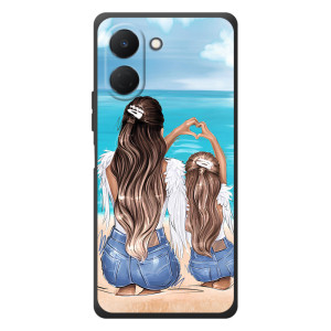 Чехол с печатью для TECNO Spark Go 3 - (Мама с ребенком) (AlphaPrint)