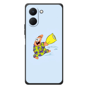 Чехлы с Патриком на TECNO Spark Go 3 (Патрик с подушкой)