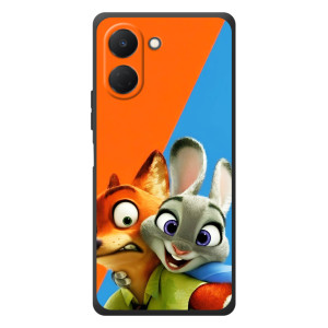 Чехлы ЗВЕРОПОЛИС для TECNO Spark Go 3 – Ник и Хопс