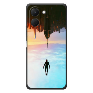 Чехол с человеком пауком для TECNO Spark Go 3 - (AlphaPrint)