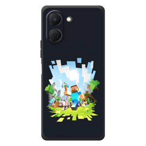 Чохол Майнкрафт на TECNO Spark Go 3 (AlphaPrint) Minecraft