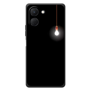 Чохол з картинками на чорному фоні для TECNO Spark Go 3 – Лампочка