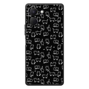 Чохол з принтом для TECNO Spark Go 3 (AlphaPrint) Модні коти