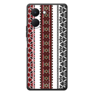 Силиконовый Чехол на TECNO Spark Go 3 с картинкой Вышиванки (Вышиваночки)