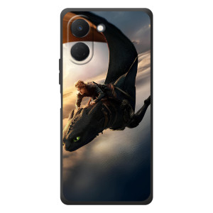 Чехол дракон Беззубик для TECNO Spark Go 3 – Полет Беззубика