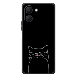 Чохол з малюнком кіт на TECNO Spark Go 3