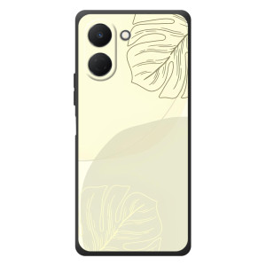 Чехол цветочный дизайн для TECNO Spark Go 3 – Зелёный фон