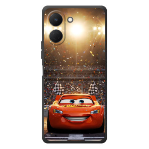 Чехол с принтом Маквин для TECNO Spark Go 3 – Красный Маквин