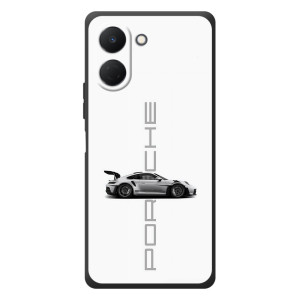 Чохол з авто Порше для TECNO Spark Go 3 – білий порше