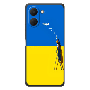 Силиконовый бампер с принтом (ПАТРИОТ) для TECNO Spark Go 3 (Мрія)