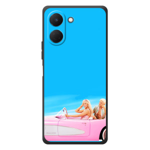 Силиконовый Чехол Барби Фильм на TECNO Spark Go 3 (Барби и Кен)