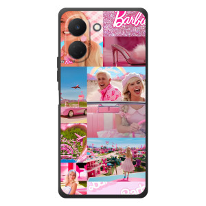 Силиконовый Чехол Барби Фильм на TECNO Spark Go 3 (Барби стиль)