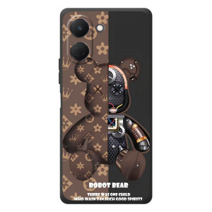 Силиконовый чехол для TECNO Spark Go 3 – Медмедь Луи Виттон