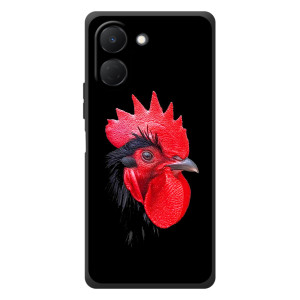 Силиконовый чехол с птичкой на TECNO Spark Go 3 – Петушок