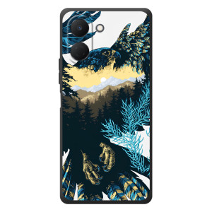Силиконовый чехол с птичкой на TECNO Spark Go 3 – Яркий Орел