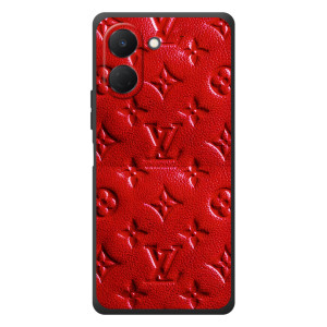 Текстурный Чехол Louis Vuitton для 

ТЕКО Спарк Го 3 
 – Красный ЛВ