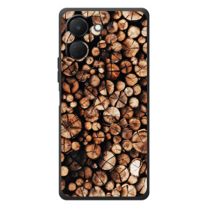 Текстурный Чехол для TECNO Spark Go 3 – Дрова