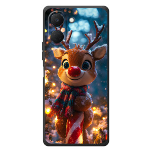 Яскравий чохол для TECNO Spark Go 3 з Зимові Оленята