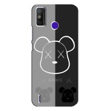 Чехлы для TECNO Spark Power 2 (LC8) - Bearbrick Louis Vuitton (PREMIUMPrint) (БеарБрик глаза)