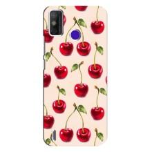 Чехлы с Фруктами для TECNO Spark Power 2 (LC8) (VPrint) (Вишня)