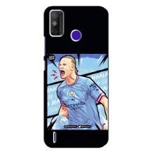 Чехлы с футболистом Ерлинг Холанд для TECNO Spark Power 2 (LC8) (AlphaPrint) (гол Эрлинг Холланд)