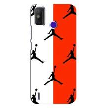 Чехлы для TECNO Spark Power 2 (LC8) - с картинкой JORDAN (AlphaPrint) (Лого Джордан)