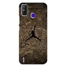 Чехлы для TECNO Spark Power 2 (LC8) - с картинкой JORDAN (AlphaPrint) (Logo Jordan)