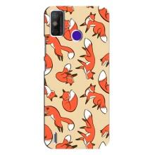 Чехлы с картинкой Лисички для TECNO Spark Power 2 (LC8) (VPrint) (Лисички)