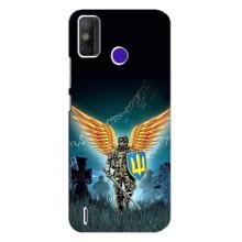 Чехлы с картинкой ЗСУ для TECNO Spark Power 2 (LC8) (AlphaPrint) (Солдат ЗСУ)